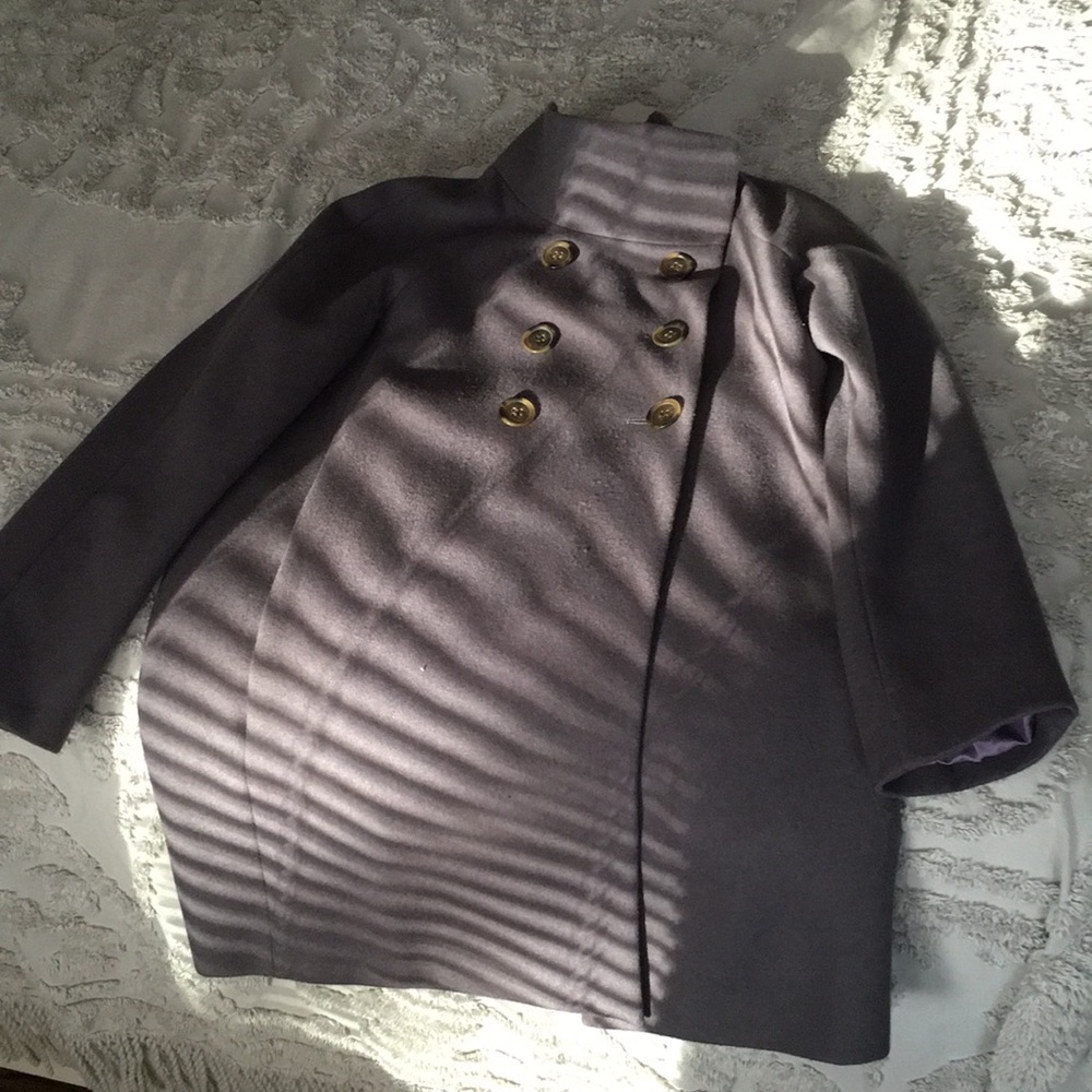 Gray wool j. Crew coat.  Excellent condition, like new.
